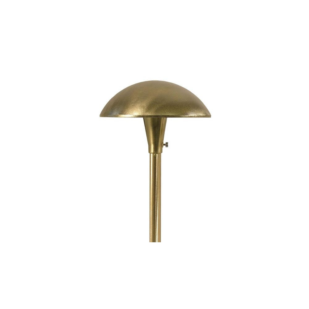 Focus Industries AL-12 Cast Brass Mushroom Hat 8" Area Light(Lamp Not Included)