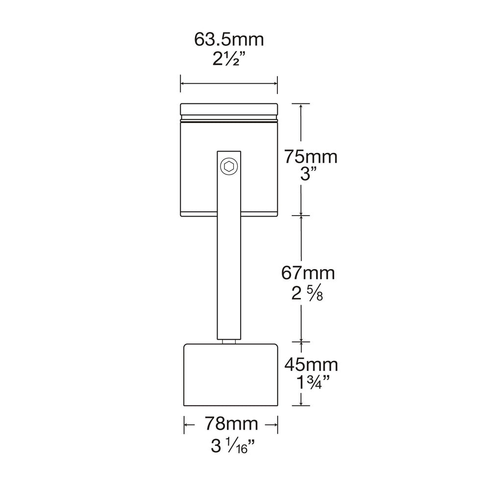 Hunza Bracket Spot Light with Weighted Base