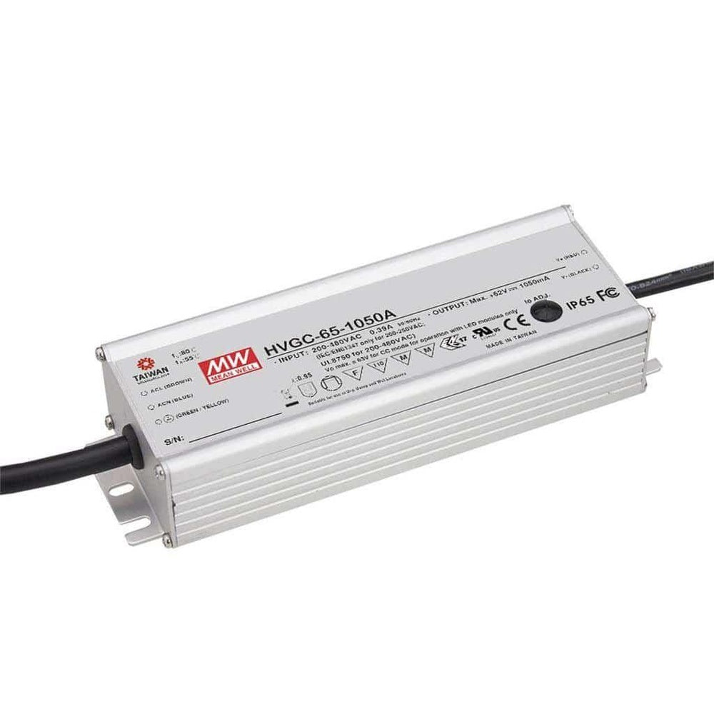 Hunza Mean Well 1050mA IP65 Constant Current Power Supply 65W - Adjustable