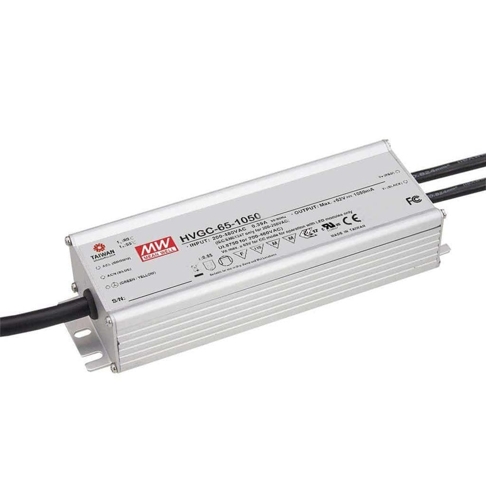 Hunza Mean Well 1050mA IP67 Constant Current Power Supply 65W - Dim-to-off