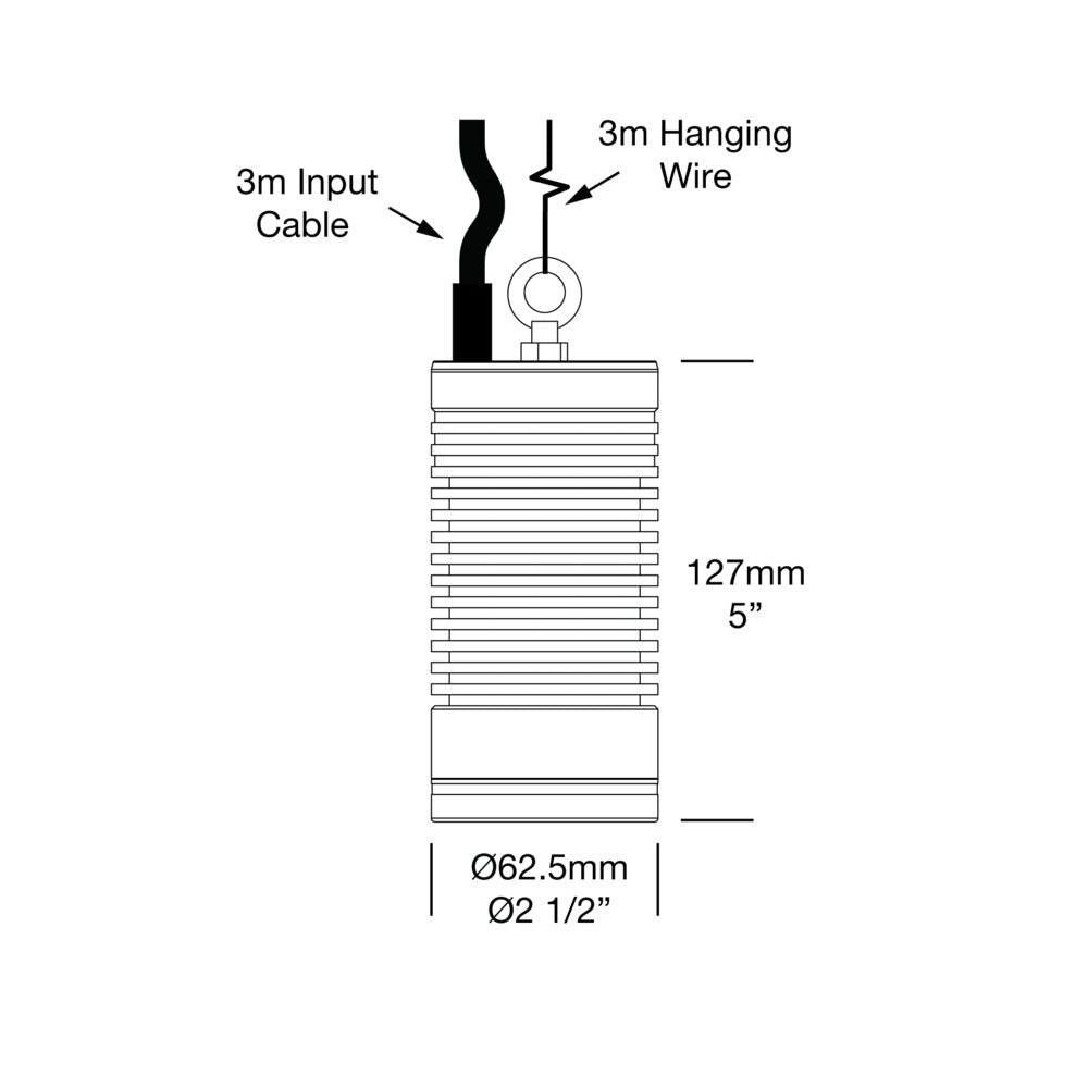 Hunza Hanging Light High Power RGBW