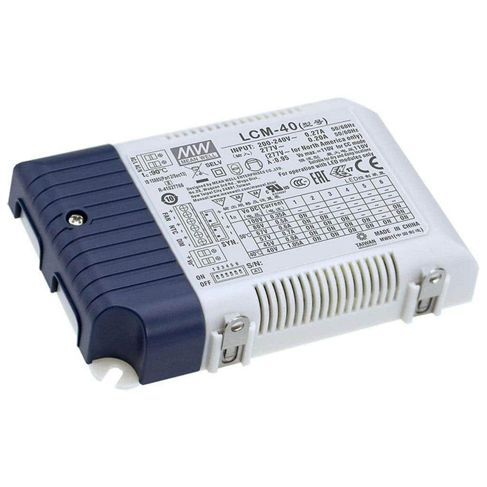 Hunza Meanwell LCM40DA 42W 500-1050mA LED Driver - DALI and Push