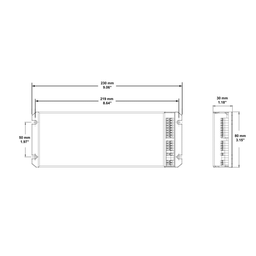 Hunza POWERdrive AC DMX/RDM/DALI Full-Colour (RGBW) Dimmable LED Driver 100W