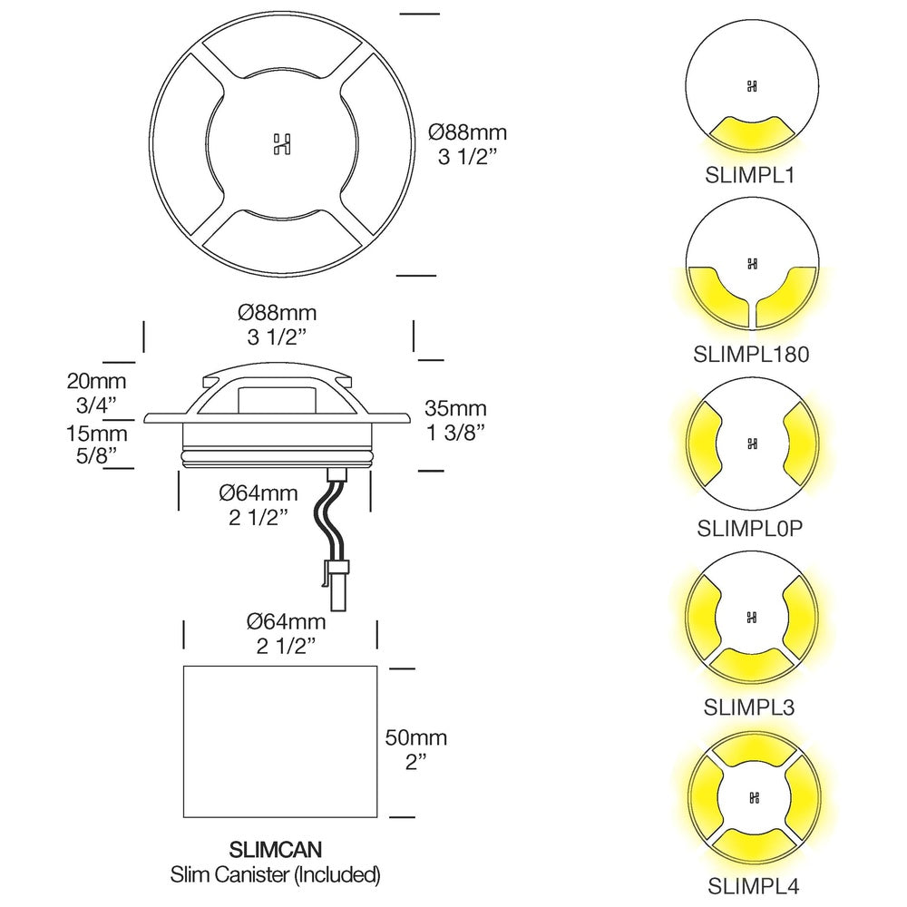 Hunza Slim Recessed Path Light