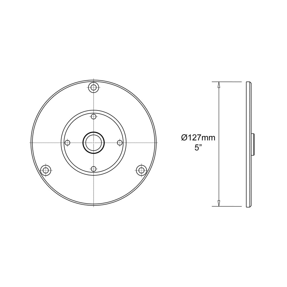 Hunza Ultra 12 Wall Plate