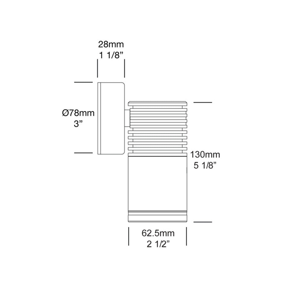 Hunza Wall Down Light High Power RGBW