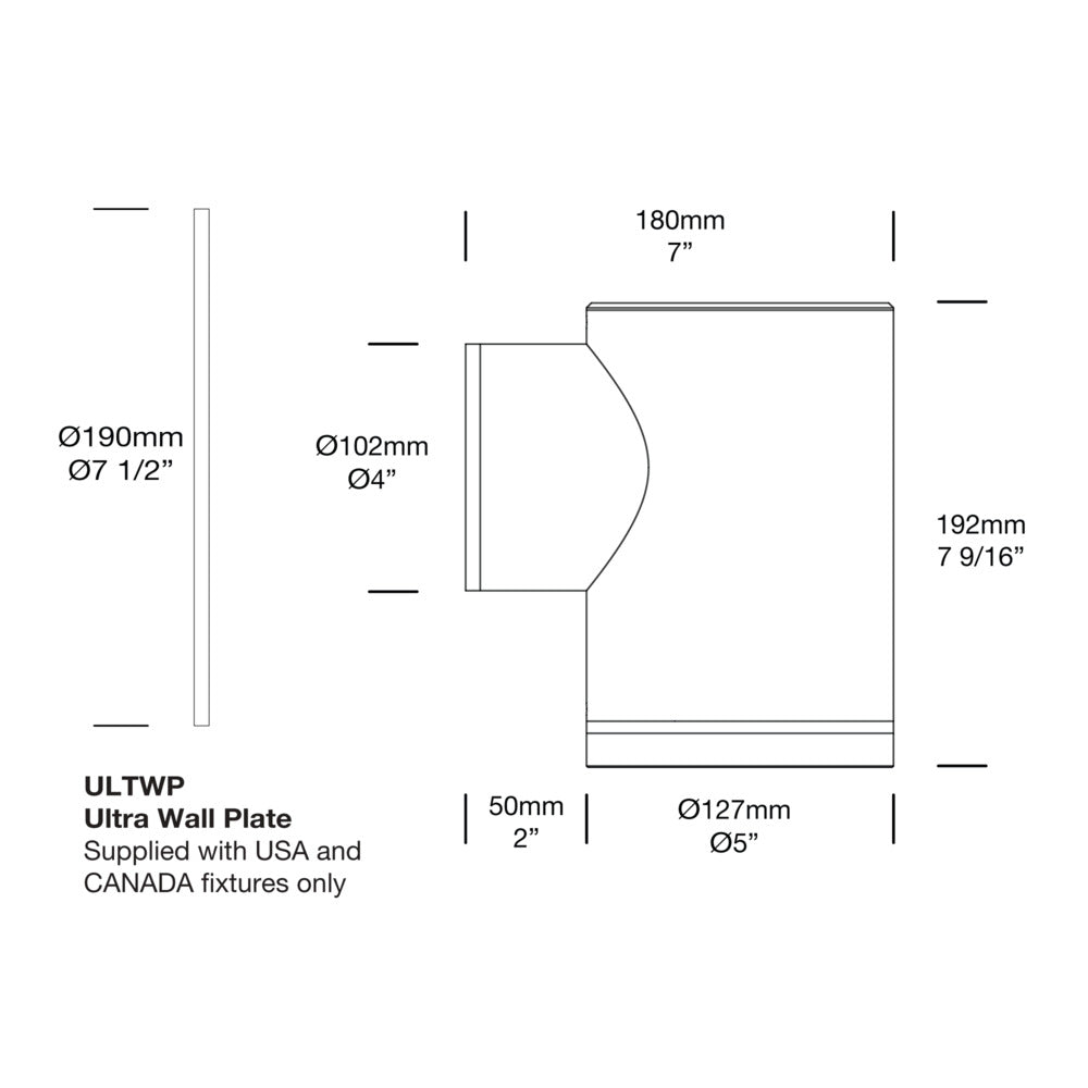 Hunza Ultra 50 Wall Down Light