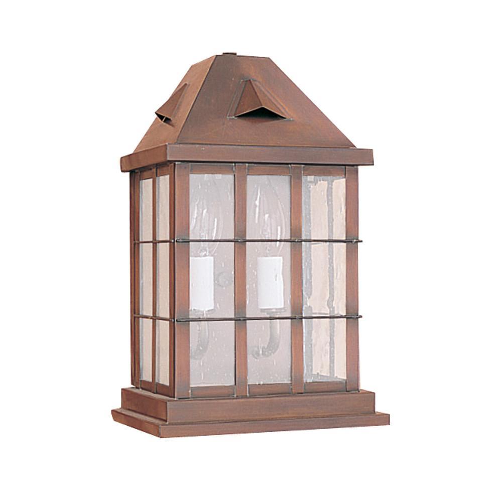 SPJ Lighting SPJ31-04B Half Flush Mount Lantern 120V