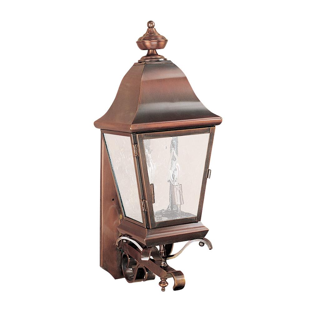 SPJ Lighting SPJ46-01B Heavy Scroll Mount Lantern 120V