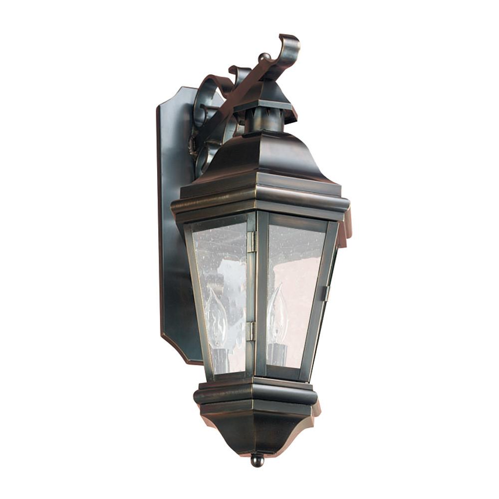 SPJ Lighting SPJ46-04B Heavy Scroll Mount Lantern 120V