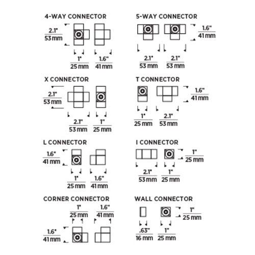 Tech Lighting 700 Brox Connectors By Visual Comfort