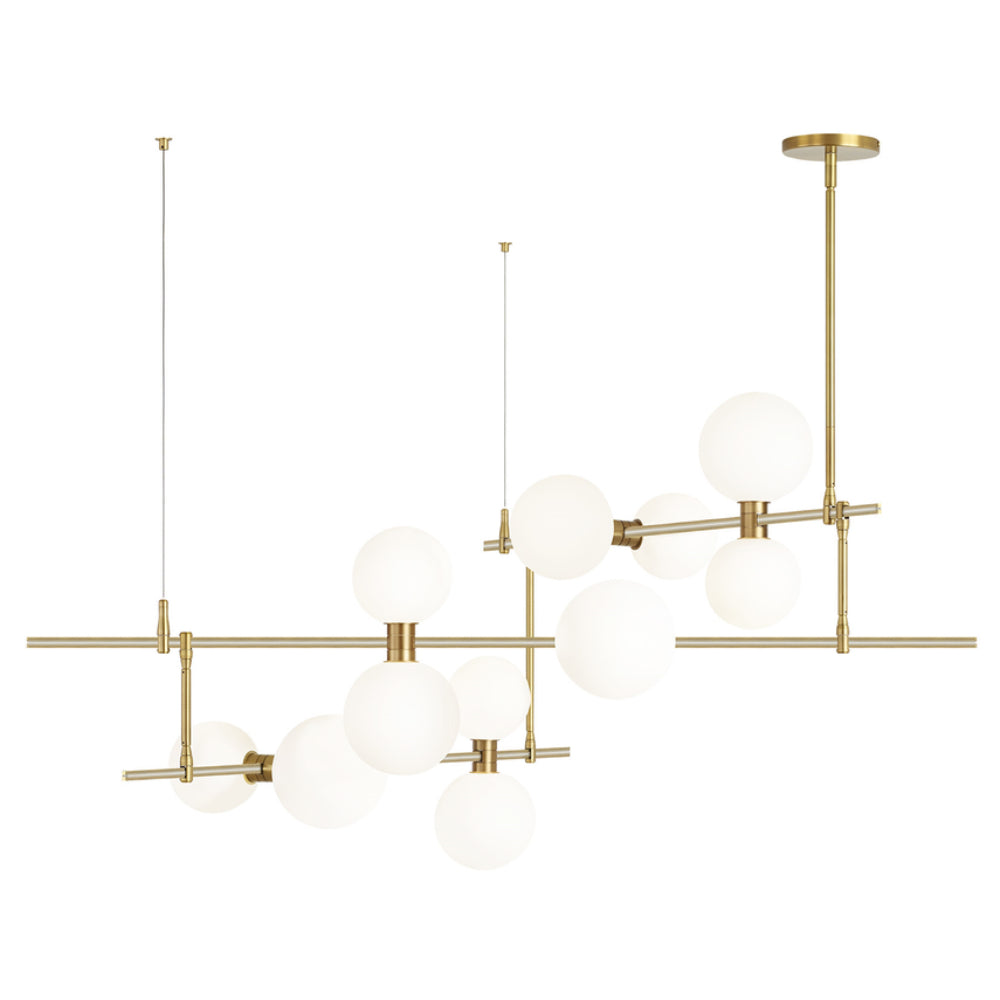 Tech Lighting 700MDCH Modernrail Chandelier 2 By Visual Comfort