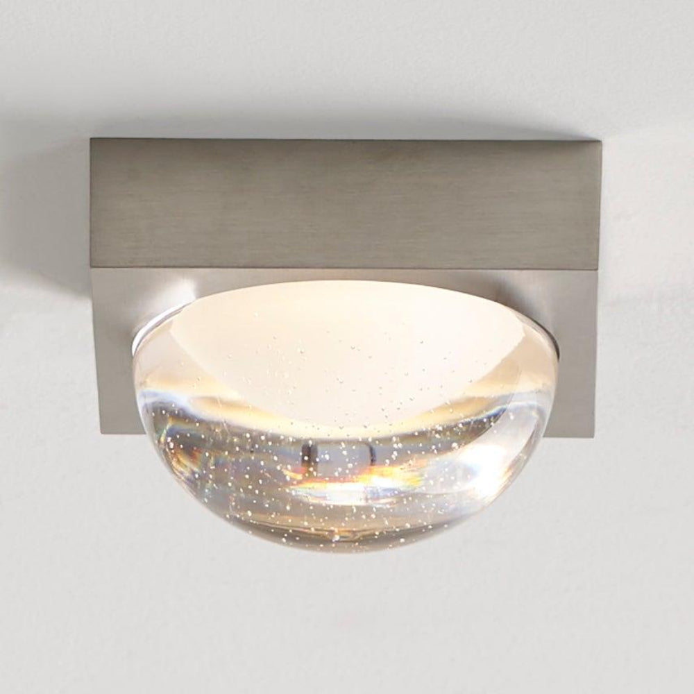 Tech Lighting 700FM Sphere Satin Nickel Flush Mount