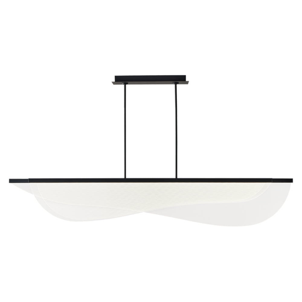 Tech Lighting 700LS Nyra 72 Linear Suspension - Plated Brass By Visual Comfort