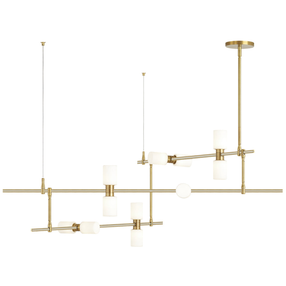 Tech Lighting 700MDCH Modernrail Chandelier 2