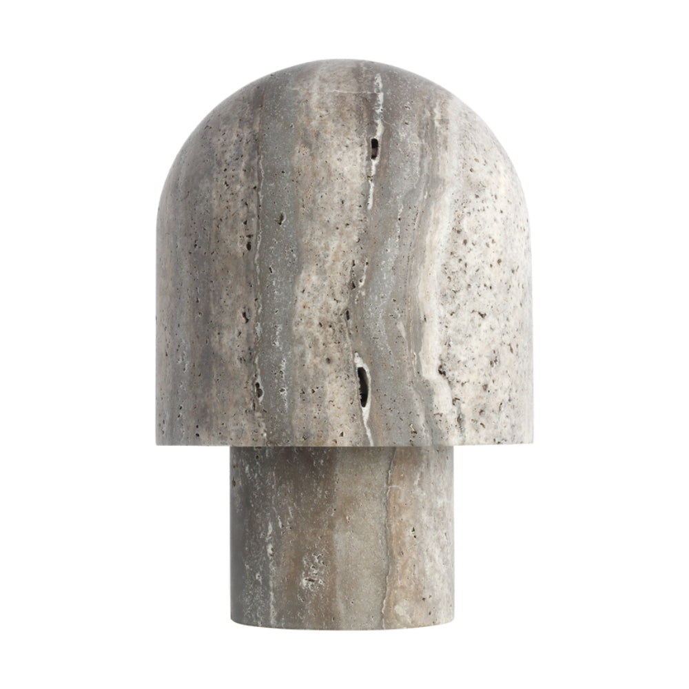 Visual Comfort Kennett Small Travertine Table Lamp