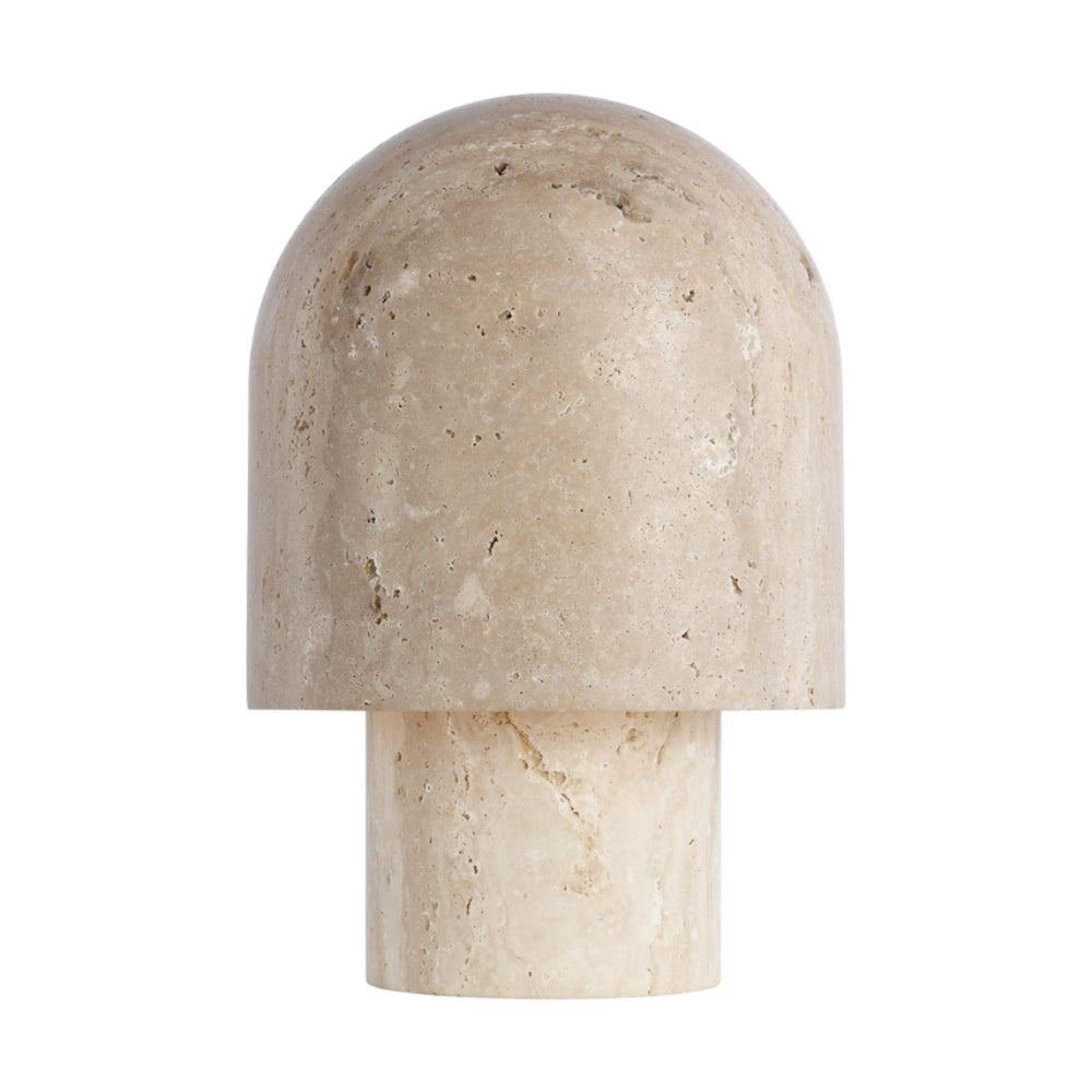 Visual Comfort Kennett Small Travertine Table Lamp