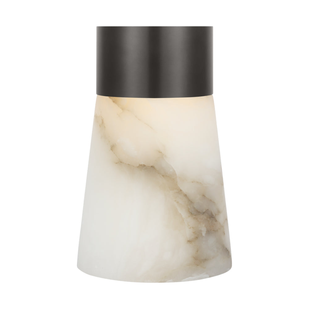 Visual Comfort Caspe Alabaster 8 Rechargeable Table Lamp