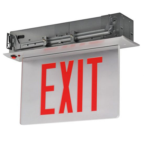 Advantage Environmental Lighting X9 Recessed Aluminum LED Edgelit Exit