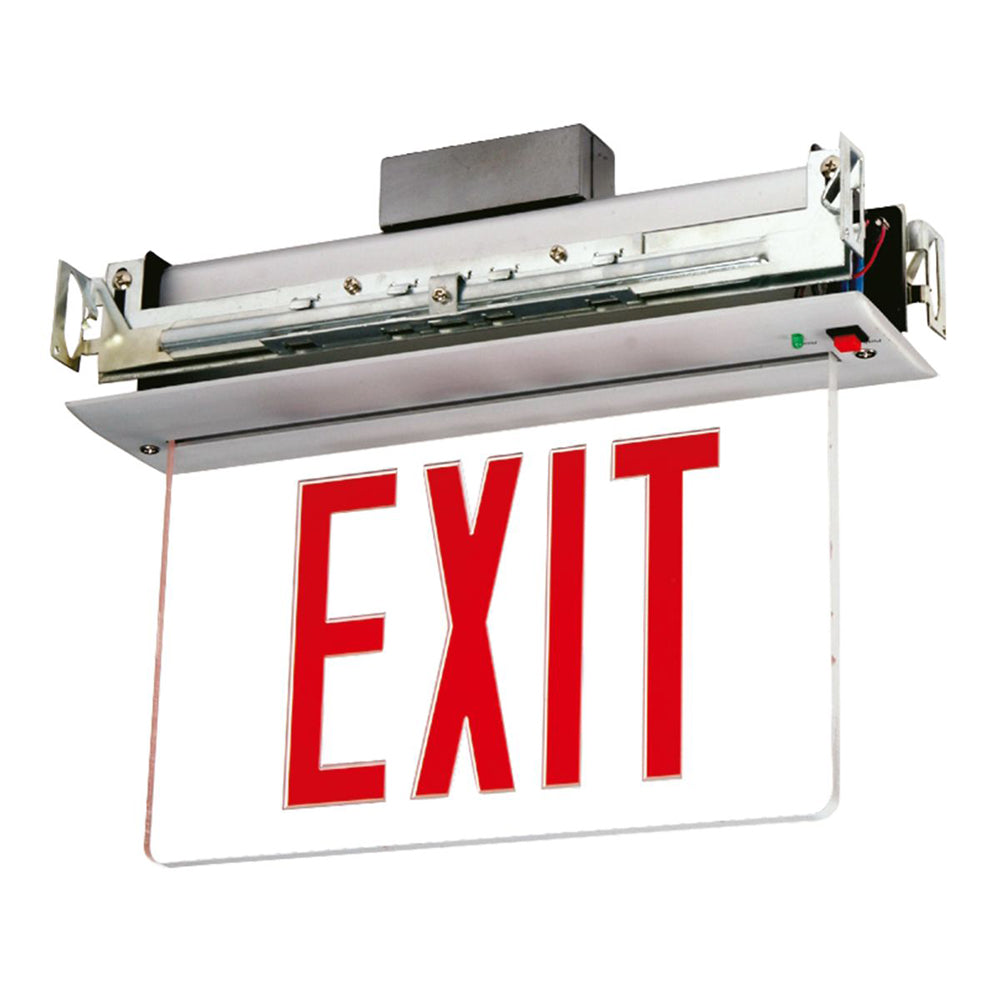 Atlite REUR Series Recessed Edge-Lit Exit Sign | SeginusLighting.com