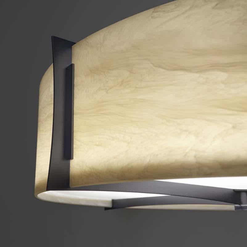Genesis 17390-24-SFM Indoor/Outdoor Semi Flush Mount Pendant By Ultralights Lighting Additional Image 2