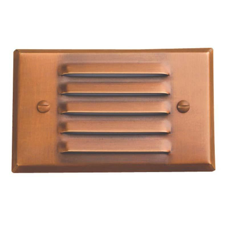 Thin Louvered Integrated Step Light
